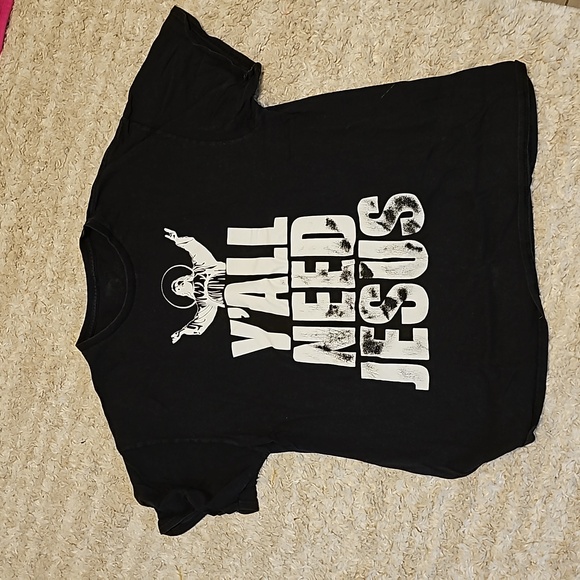 Yall need jesus large black t - Picture 1 of 3
